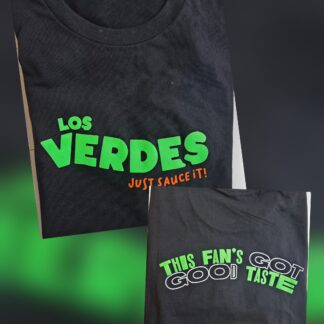 NUEVO Uniforme camiseta Negra Logo verde